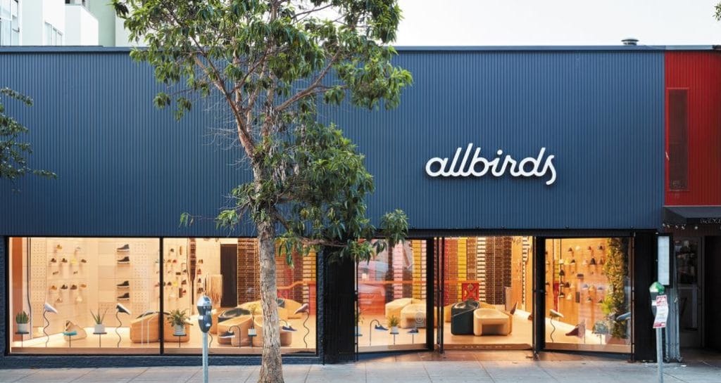 Allbirds brick clearance and mortar